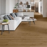 Salon avec revêtement de sol AT Evoque Oak 20x120