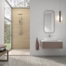 Salle de bain avec revêtement en chêne Tripoli Ordesa 30x60