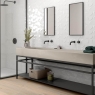 Baño con Revestimiento Tripoli Sirte Blanco 30x90