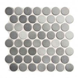 Cercle Gris Brillant 30,9x30,9 (Boîte 0,86m2)