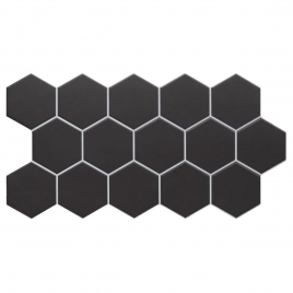 Hex Black 26,5x51 (Boîte 0,95m2)