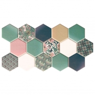 Hex Nouveau Green 26,5x51 (Caixa 0,95m2)