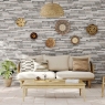 Living Room with Amsterdam Vintage Coating 15x45