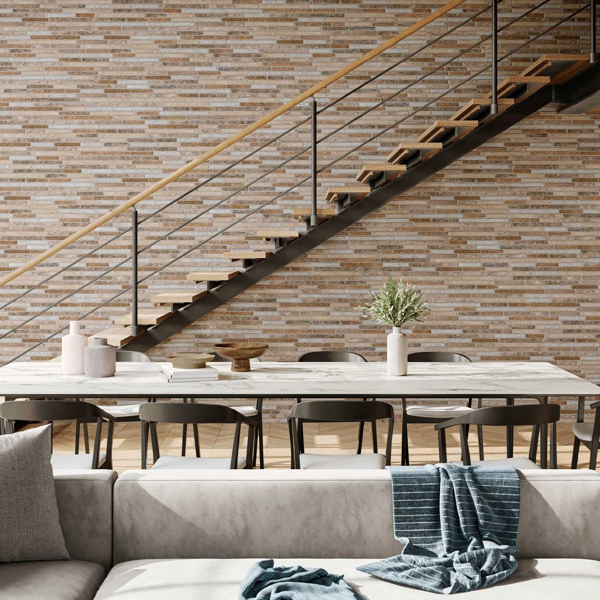 Sala de Jantar com Revestimento Antigo de Amesterdão 15x45