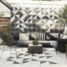 Terrace with Antique Diagonal Non-slip Pavement and Coating 33x33