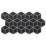 Rhombus Black 26.5x51 (Caja 0.95m2)