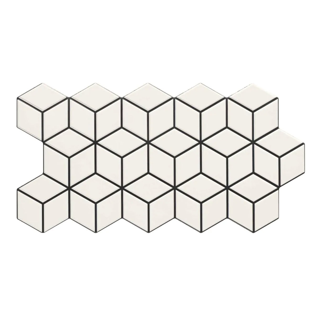 Rhombus Snow 26.5x51 (Caja 0.95m2)