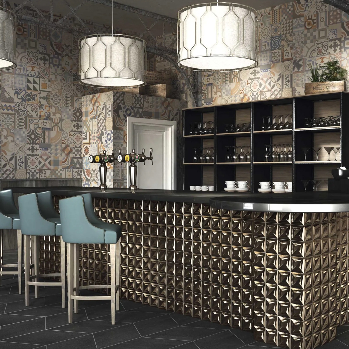 Delta Gold Coated Bar 33x33