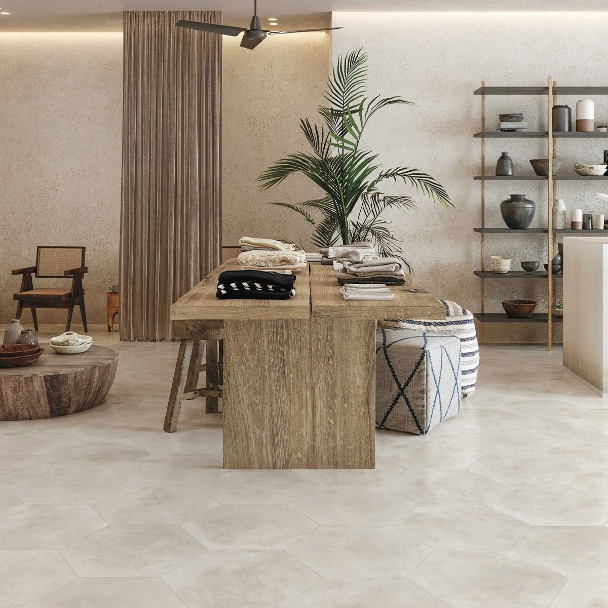 Speisesaal mit Atelier White Pflaster 56x48