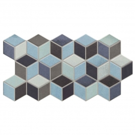 Rhombus Blue 26.5x51 (Box 0.95m2)