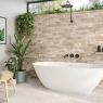 Baño con Revestimiento Driftwood Oak 31x56