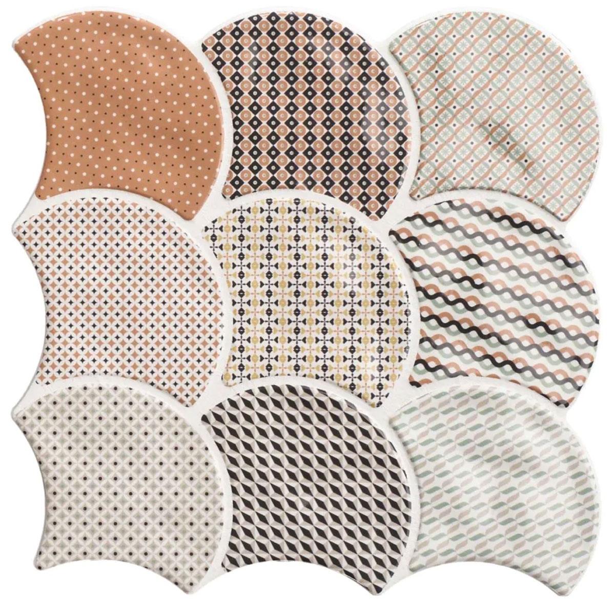 Patchwork Scale Gloss 30.7x30.7 (Caixa 0.85m2)