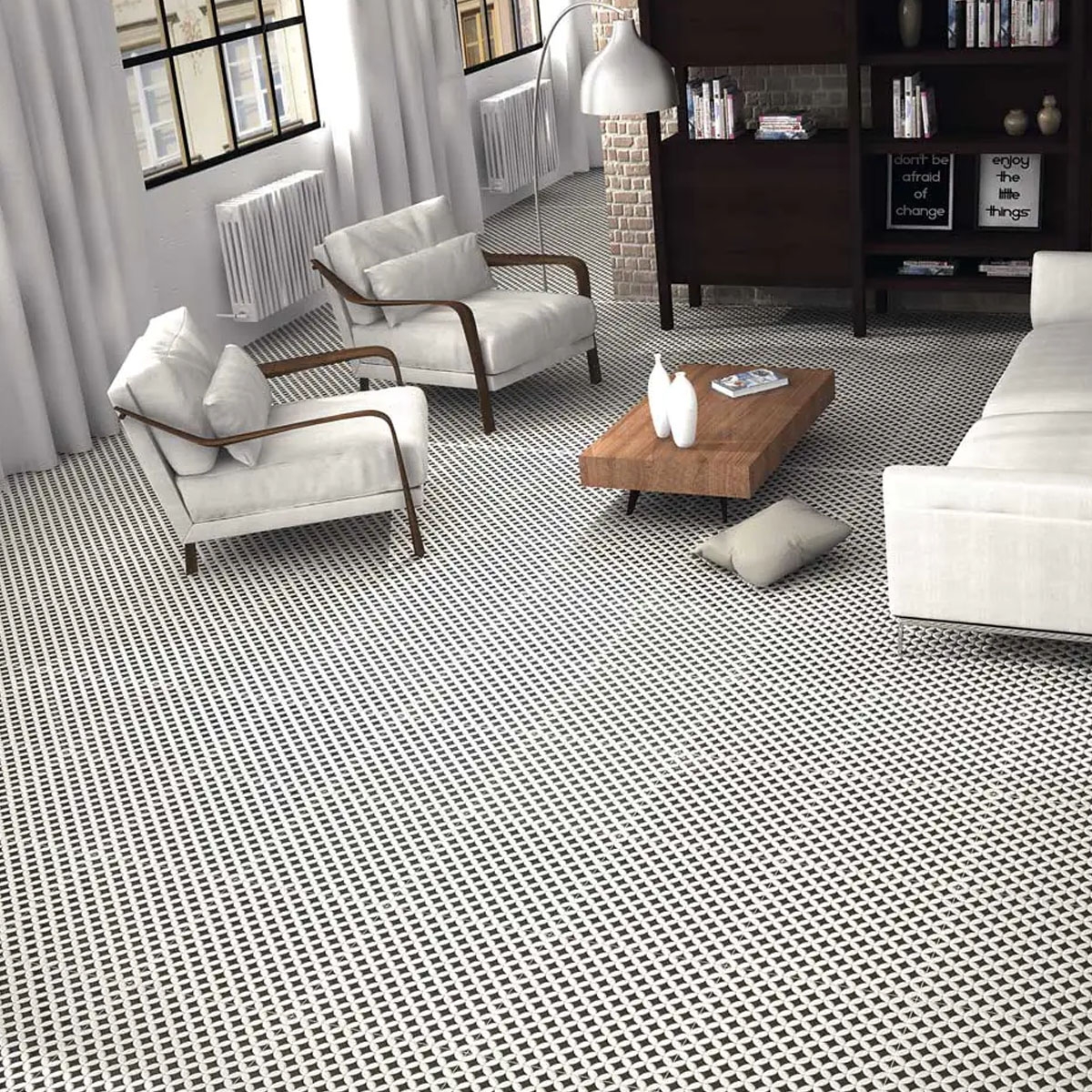 Sala con Pavimento Orly 44x44