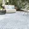Exterior con pavimento Fresco Blue Antideslizante 32,9x32,9