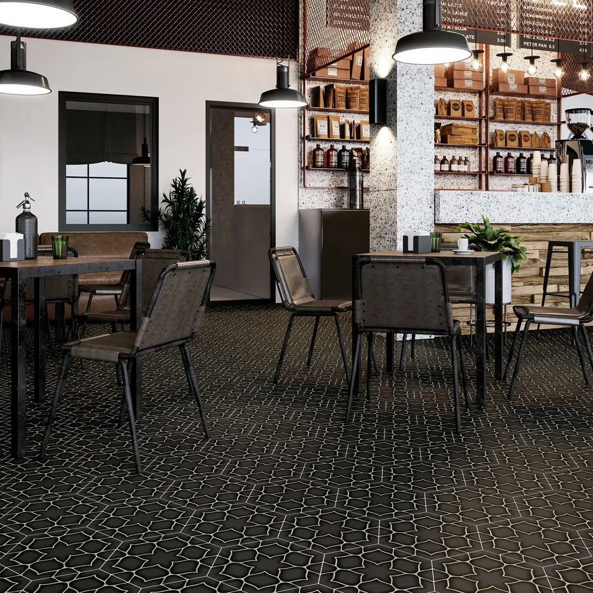 Interior with Kerala Charcoal flooring 28.5x33