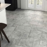 Intérieur avec sol modulaire Borgogna Stone Grey 44x66