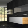 Salle de bain Niagara Black avec revêtement 31x56 (Boîte 1,21m2)