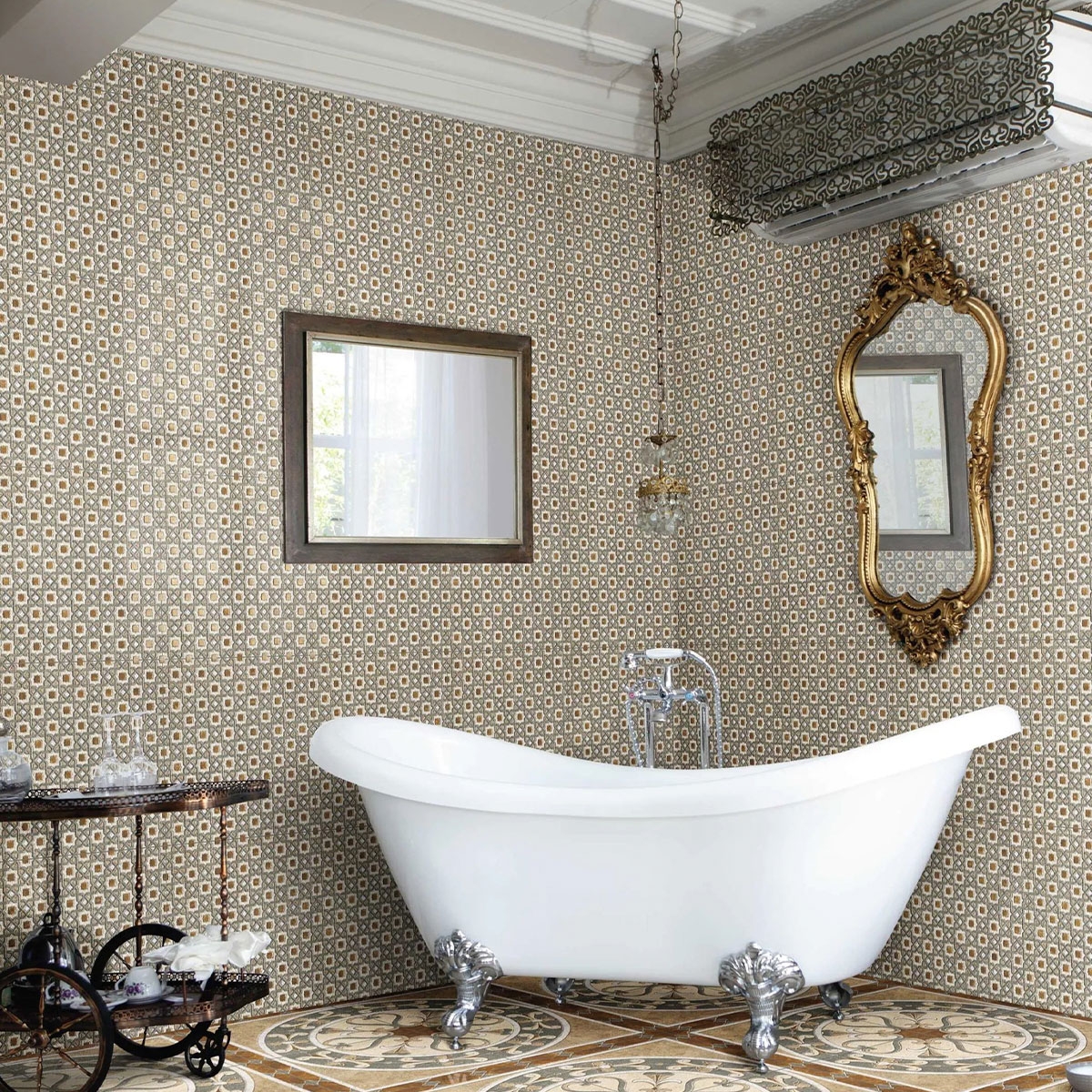 Salle de bain rembourrée Rialto 44x44