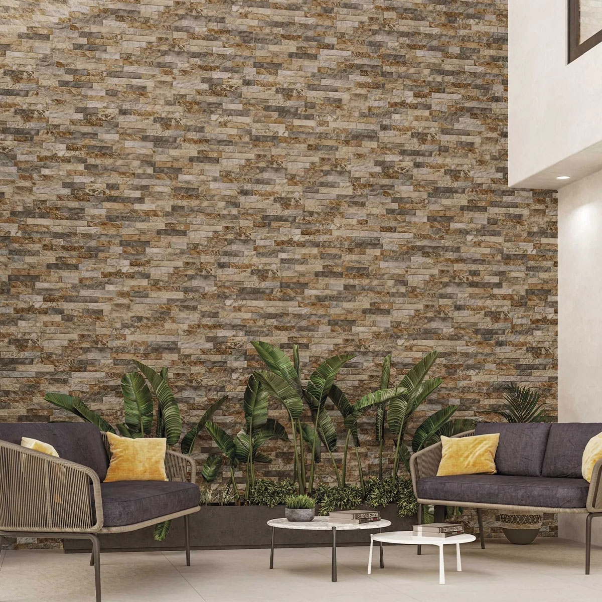 Exterior con Revestimiento Ribera Color 31x56 (Caja 1.21m2)