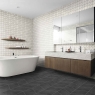 Baño con Revestimiento Scale White 30.7x30.7