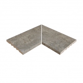 Zen EI3 Pietro Grey Pool Corner 62.6x62.6x2.6 (Boîte 1 pièce)