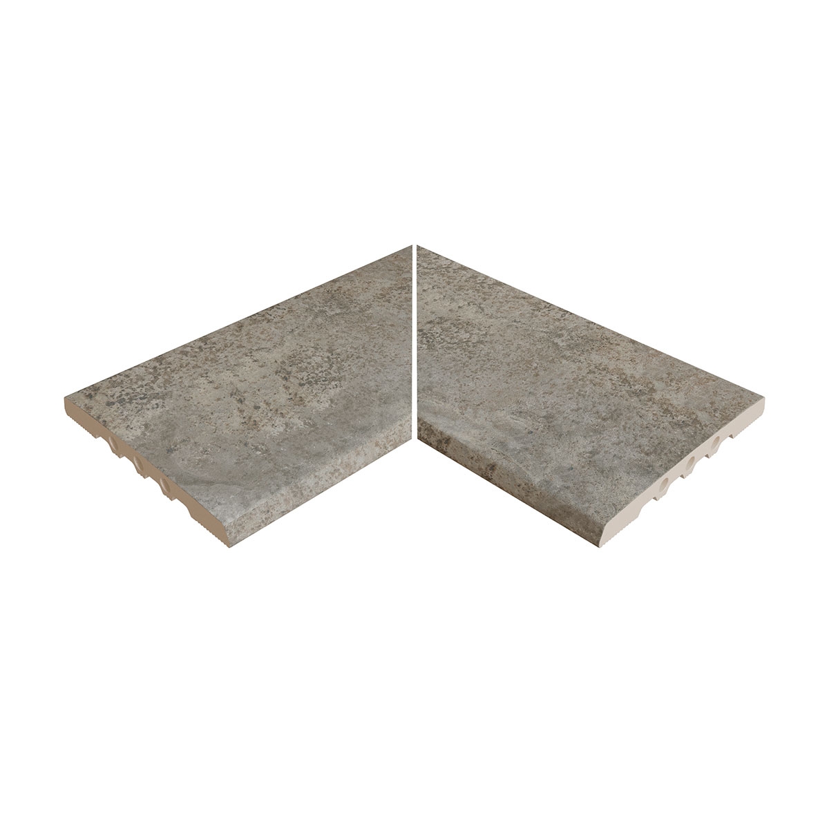 Zen EI3 Pietro Grey Pool Corner 62.6x62.6x2.6 (Box 1 piece)