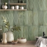 Baño con revestimiento Zilij Jewel Sage 15x45