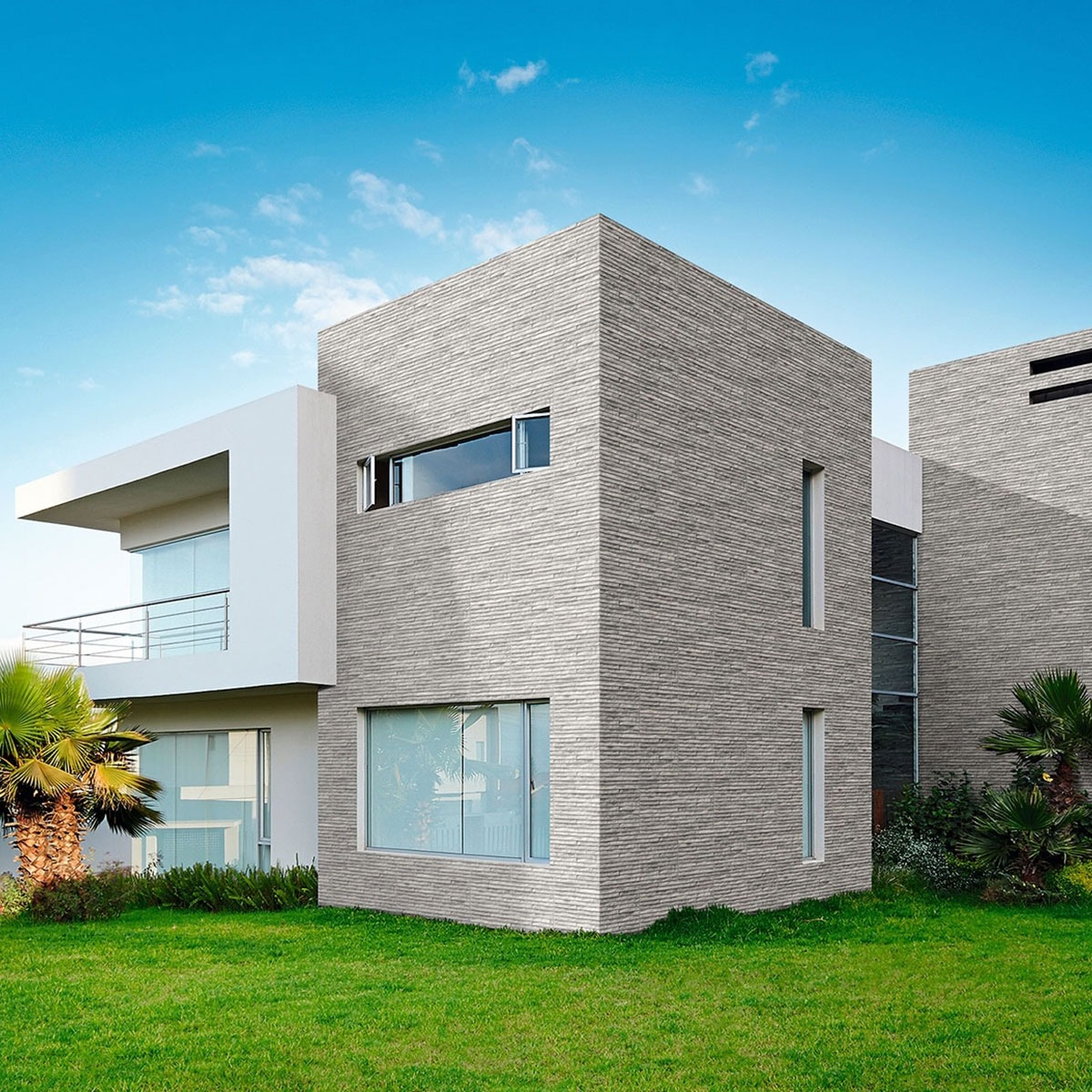 Exterior com revestimento Yosemite Grey 44x66 (1,17m2)