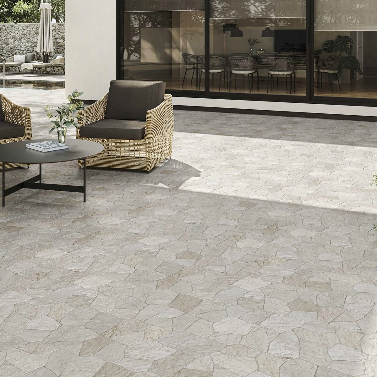 Exterior com pavimento antiderrapante Utah 40x62 (1m2)