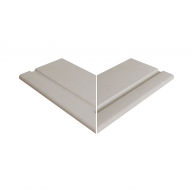 Esquina Exterior 665 Mistery White 62,6x62,6x2,6 (Caja 1 pieza)