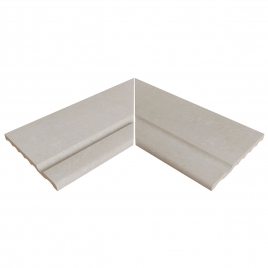 Coin intérieur 664 Blanc mystère 62,6x62,6x2,6 (Boîte 1 pièce)