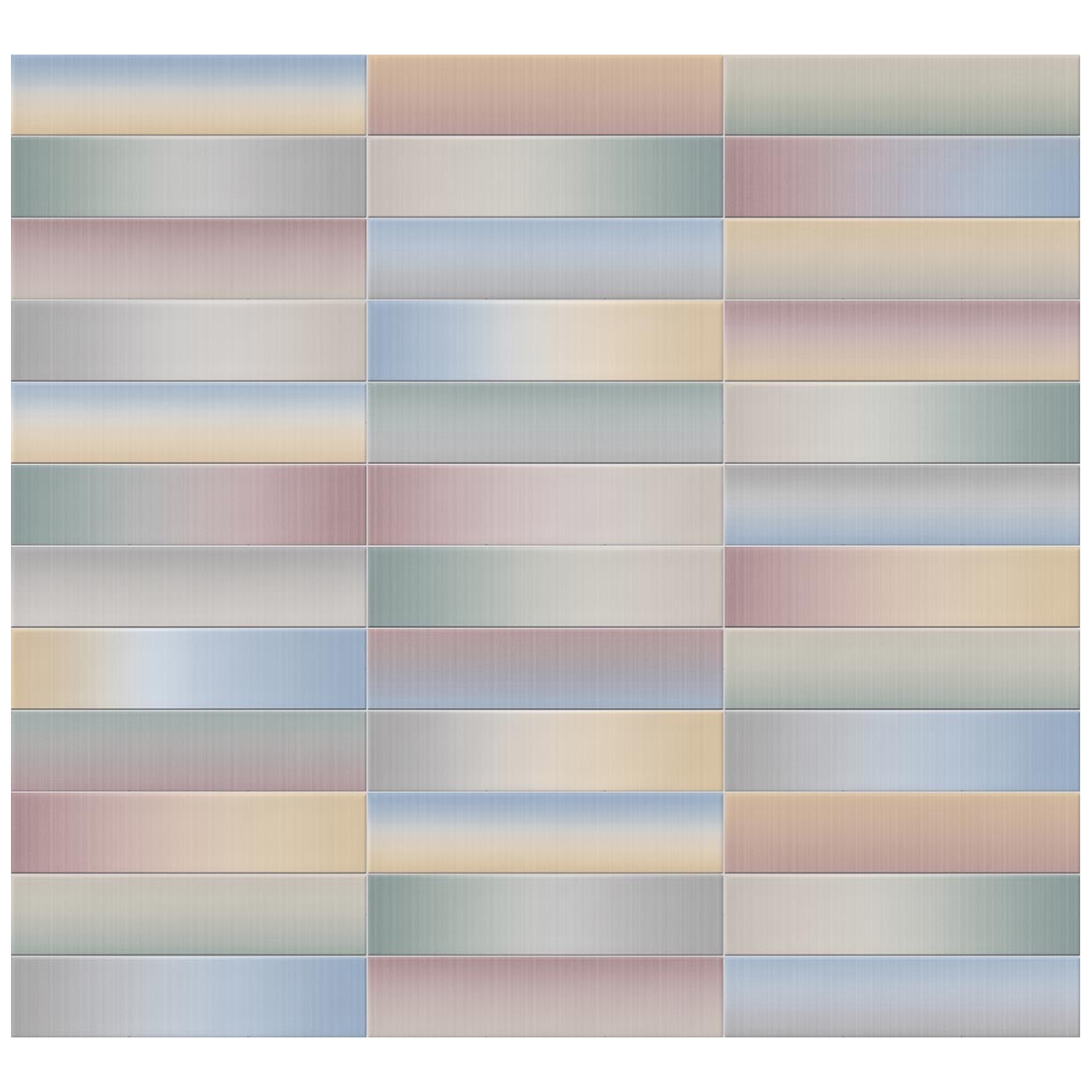 Revêtement en pâte blanche multicolore Heian