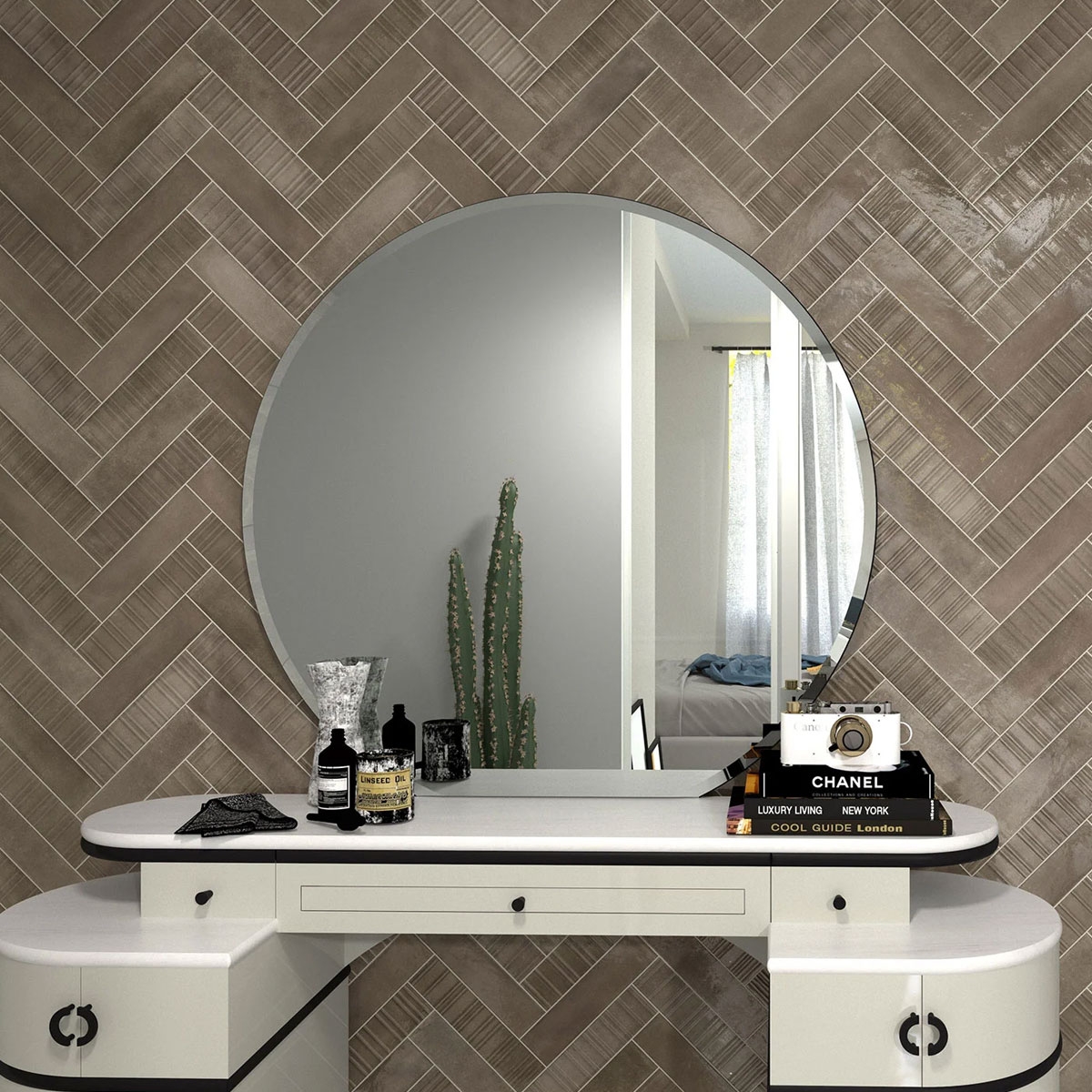 Innenraum mit Imagine Taupe 6x25 Verkleidung