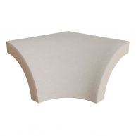 Non-slip Exterior Corner 117 Mistery White 4x4 (Price per piece)