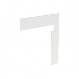 Foto de ZLD Iconic White Stilt Block 36.5x30x7 (Preço por peça)