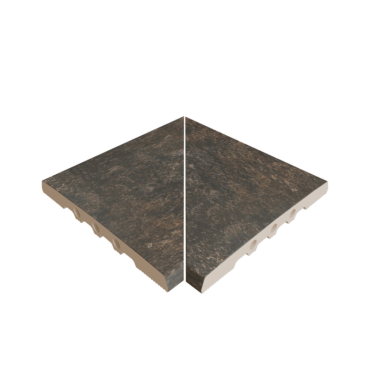 Flex 245EF Pietro Dark Grill 26,6x26,6x2,2 (Box 4 Teile)