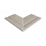Outer Corner 665 Pietro White 62,6x62,6x2,6 (Box 1 Stück)