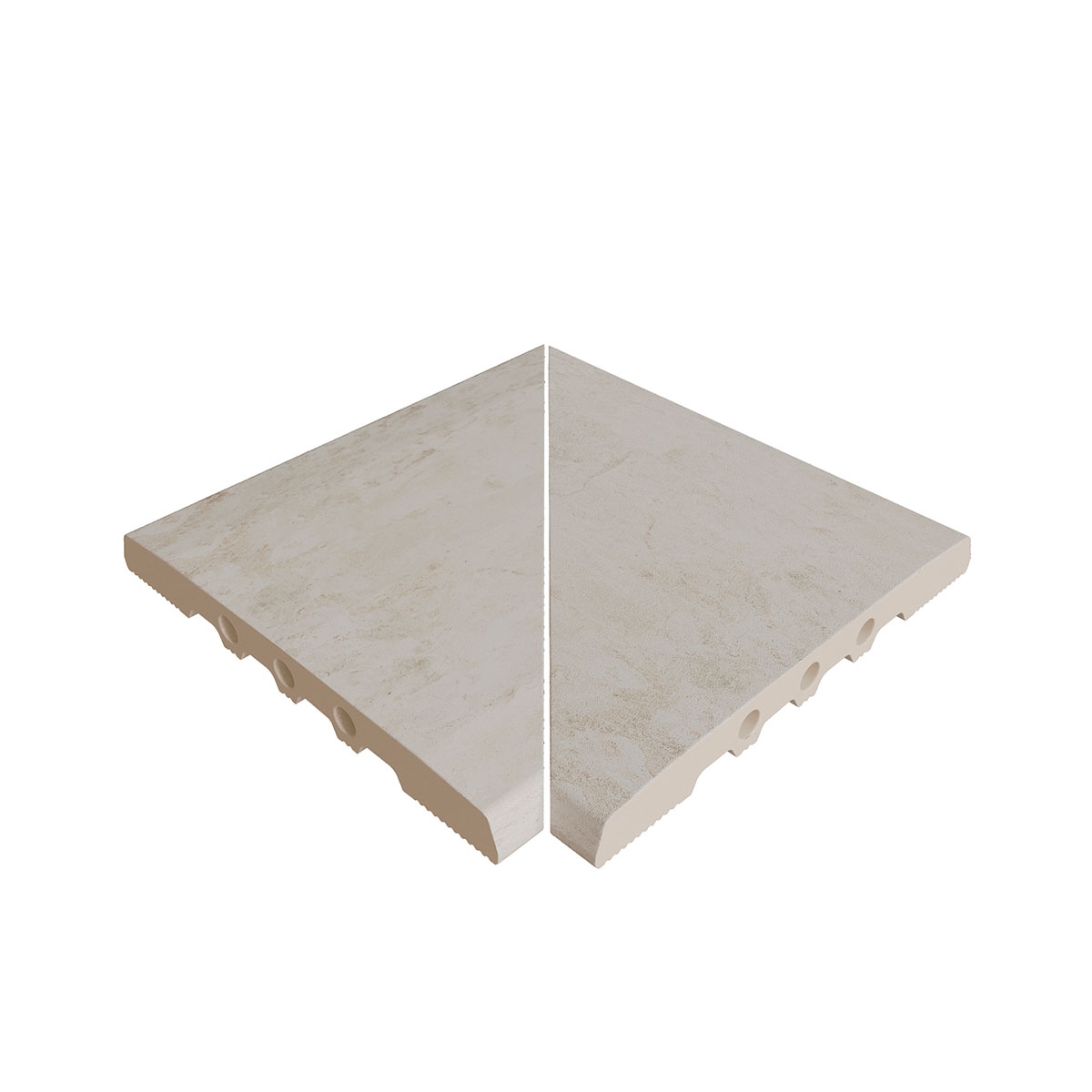 Flex 245EF Pietro White Grill 26,6x26,6x2,2 (Box 4 Stück)