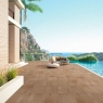 Exterior con pavimento Amazonia Roble Antideslizante 40,8x66,2