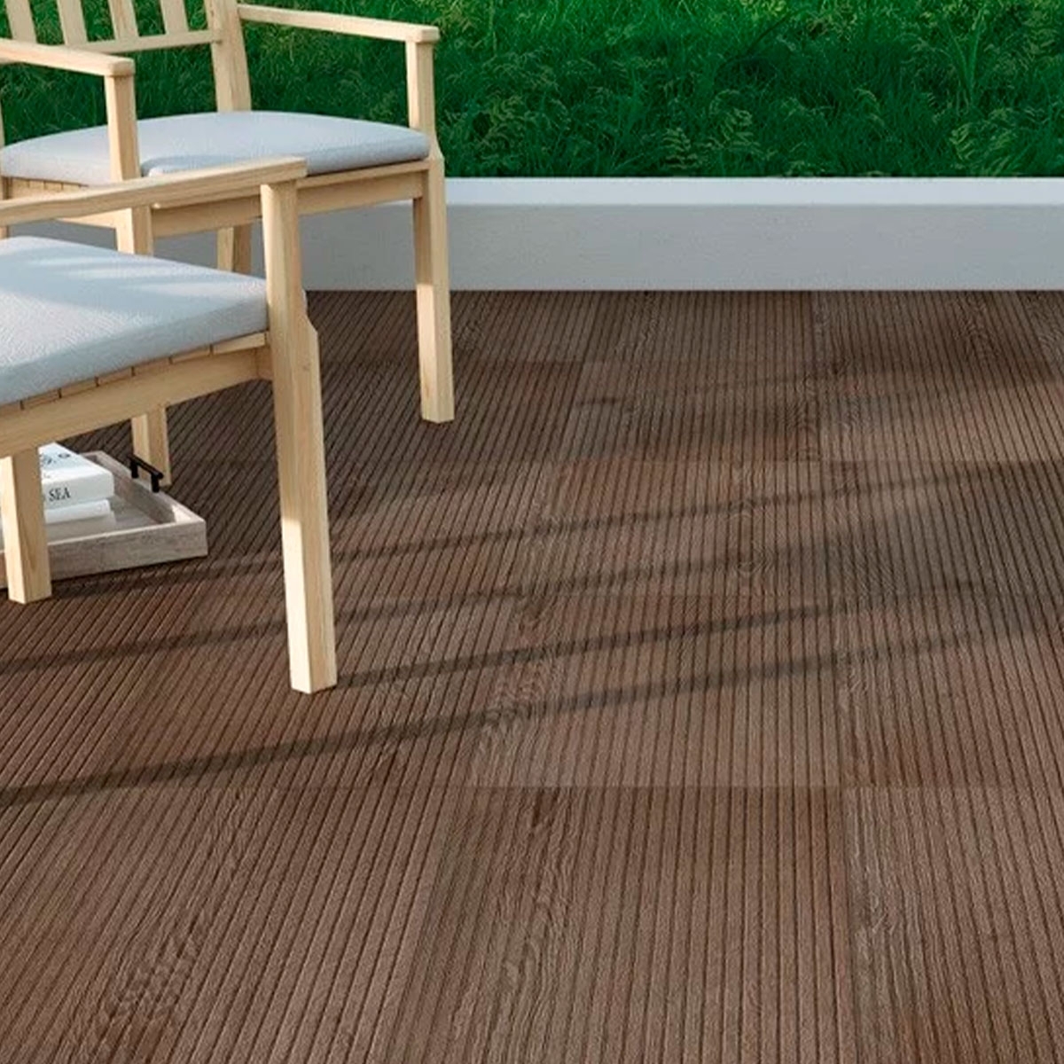 Exterior with Amazonia Walnut Non-slip flooring 40.8x66.2