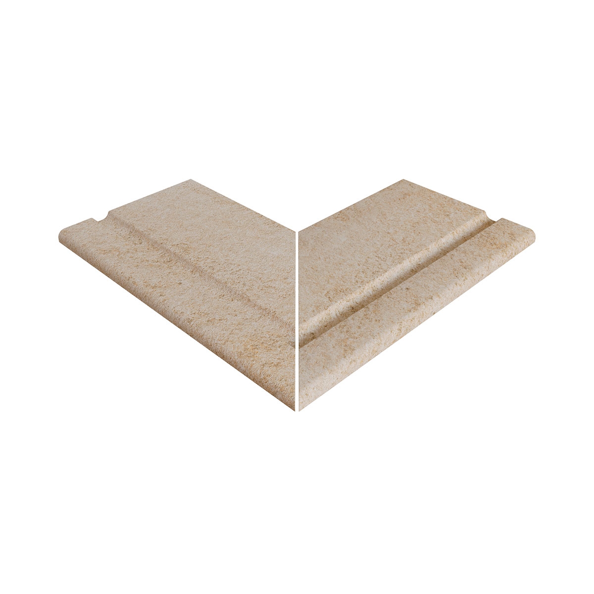 Canto Exterior 665 Serena Ocra 62,6x62,6x2,6 (Caixa 1 peça)