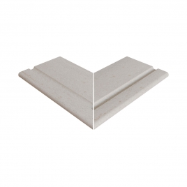 Esquina Exterior 665 Serena Bianco 62,6x62,6x2,6 (Caja 1 pieza)