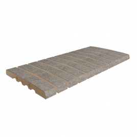 Grelha Flex 245FL Serena Nero 49,5x24,5x2,2 (Caixa 4 peças)