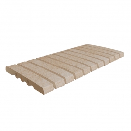 Rejilla 245FL Serena Ocra 49,5x24,5x2,2 (Caja 4 piezas)