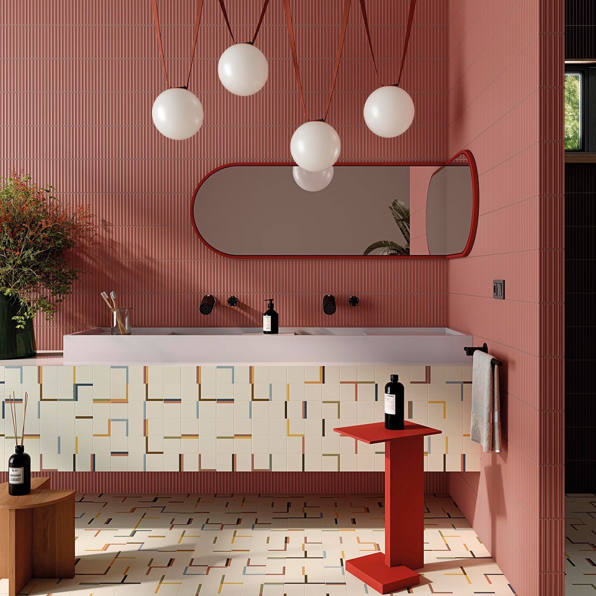 Ambiente de revestimiento con Kaimu Coral-M 23x33,5