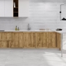 Cocina con Revestimiento Austral Deco Blanco 45×90