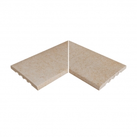 Esquina De Piscina Zen EI3 Serena Ocra 62,6x62,6x2,6 (Caja 1 pieza)