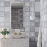 Cozinha com revestimento Delice Grey Taco 16,5x16,5 (Caixa 0,55 m2)