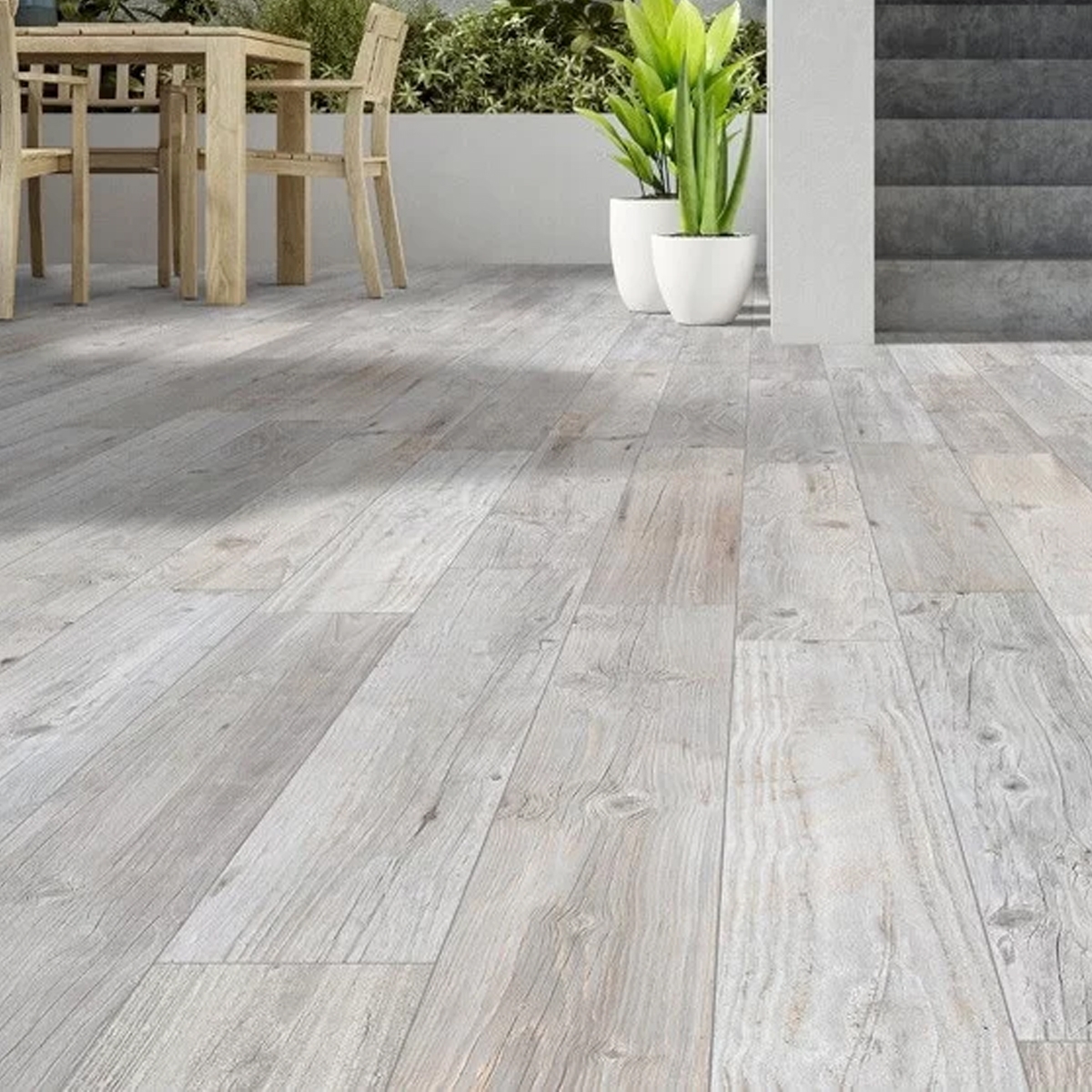 Vancouver White Antislip 15x90 (Box 1,08 m²)