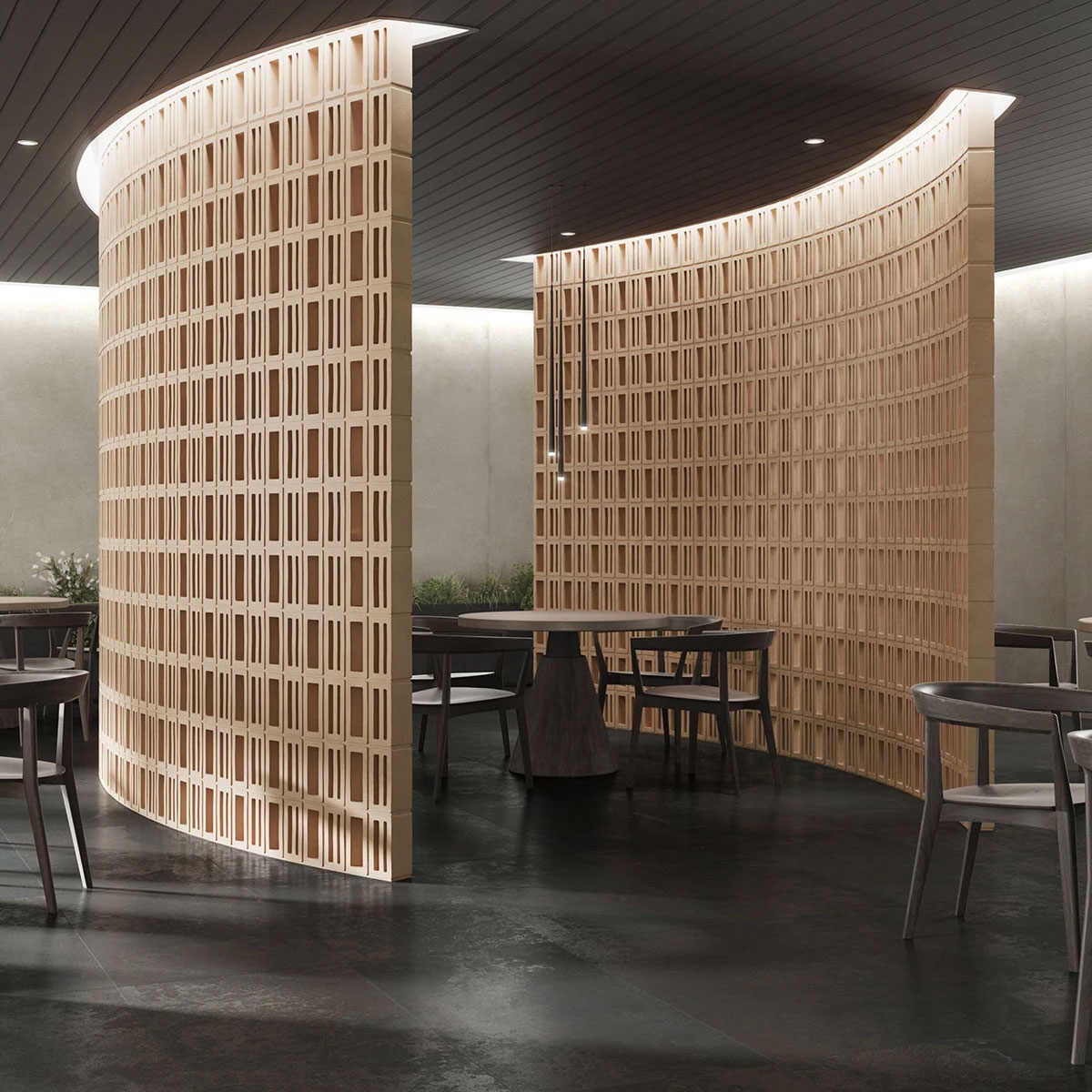 Interior con pavimento Mine Iron 60x120 (Caja 1.44m2)